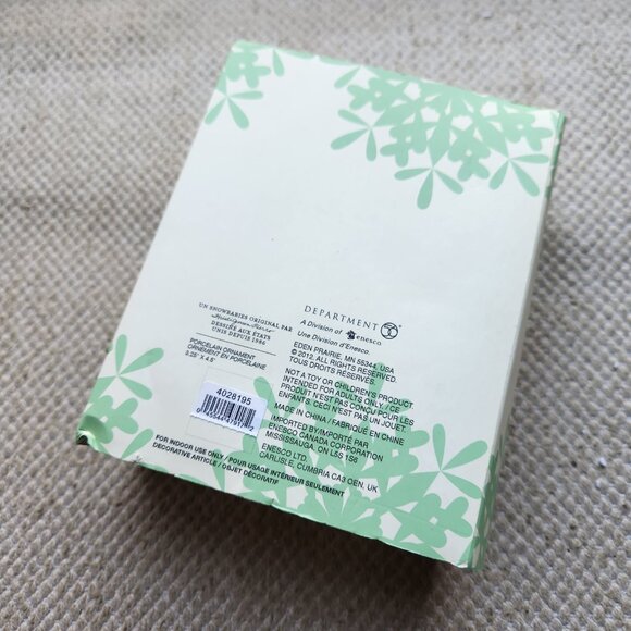 Department 56 Snowbabies Ornament Pink Hat Moon Beam Baby Girl Box Discontinued - Picture 6 of 9